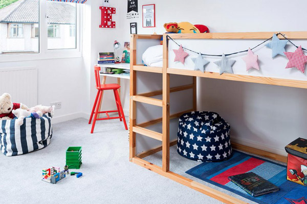 Уютная маленькая детская комната, дизайн, фото
